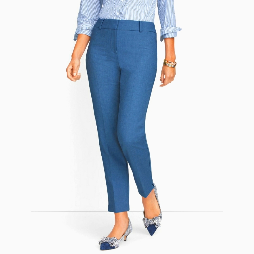 Women's Blue Slim Fit Pants